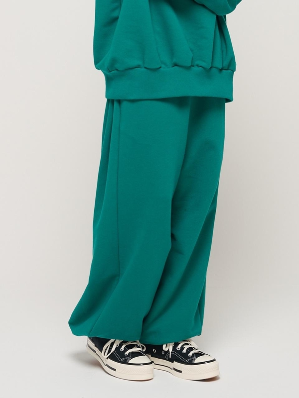 NICK COMFY WIDE TERRY JOGGER PANTS (GREEN)