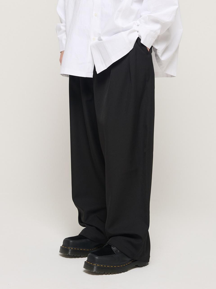 FOUR SEASONS BALLOON LONG SLACKS (BLACK)