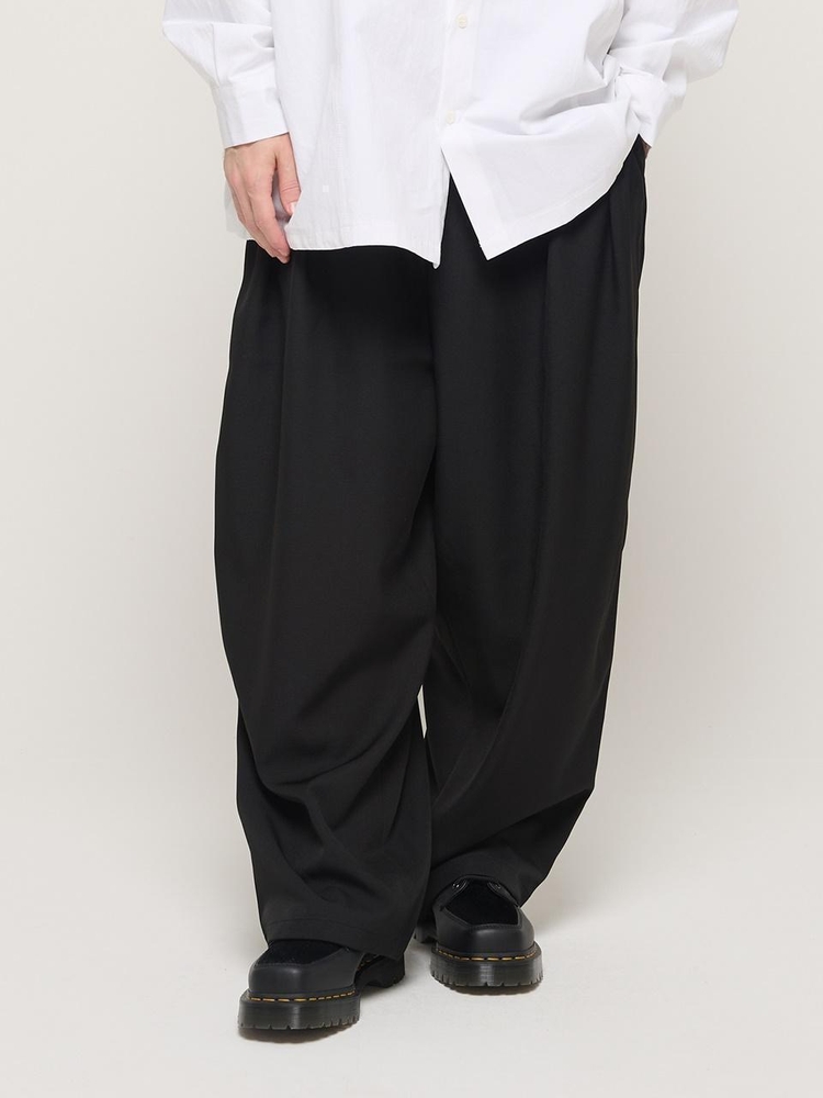 FOUR SEASONS BALLOON LONG SLACKS (BLACK)