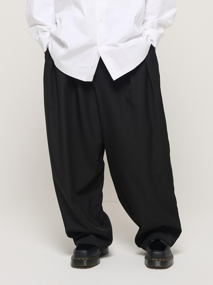 FOUR SEASONS BALLOON LONG SLACKS (BLACK)