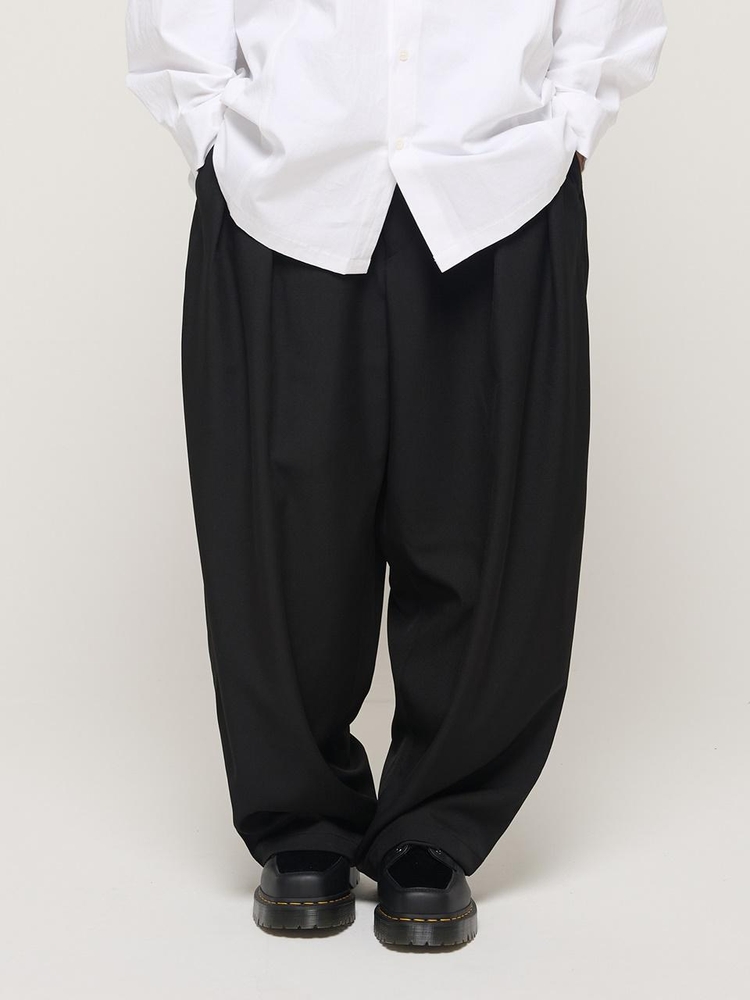 FOUR SEASONS BALLOON LONG SLACKS (BLACK)