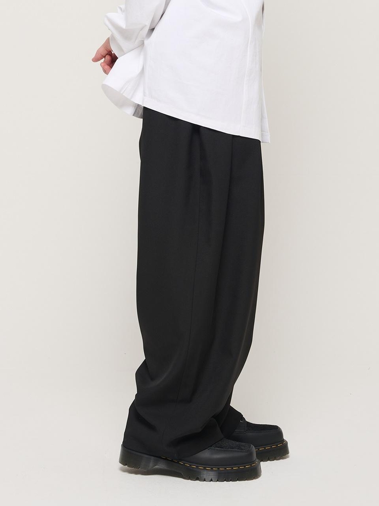 FOUR SEASONS BALLOON LONG SLACKS (BLACK)