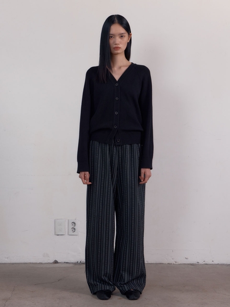 [3차] Stripe Banding Pants (Black)