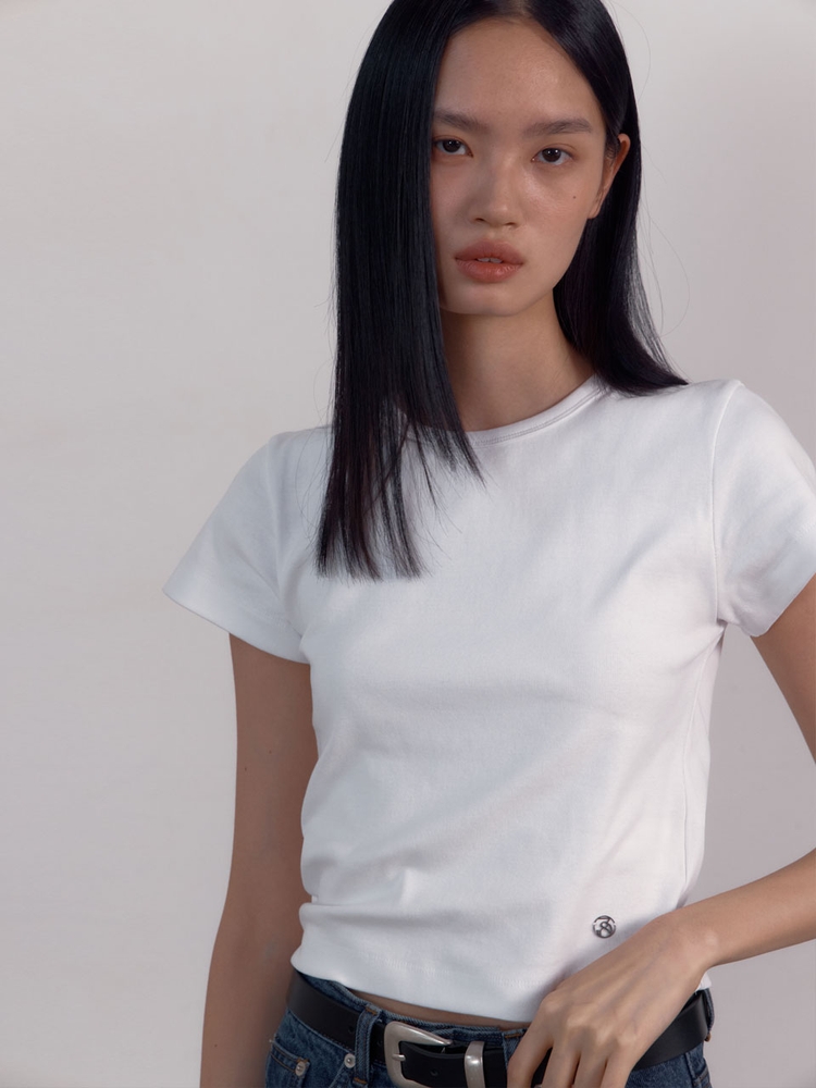 [3차] Symbol Slim 90s T-Shirts (White)