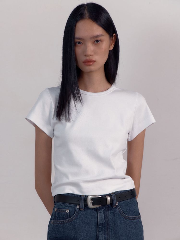 [3차] Symbol Slim 90s T-Shirts (White)