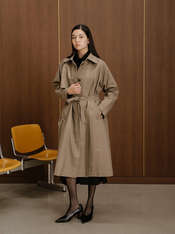 Multi Flap Trench Coat