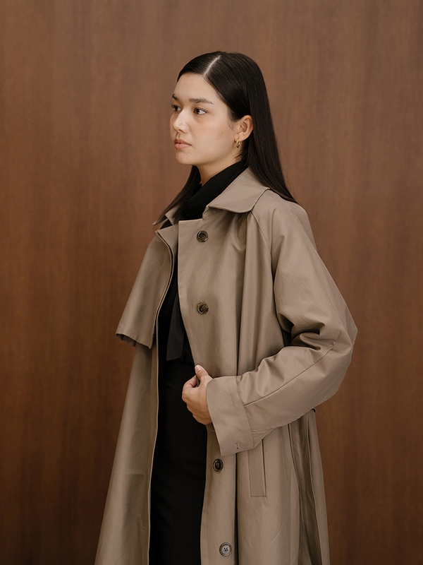 Multi Flap Trench Coat