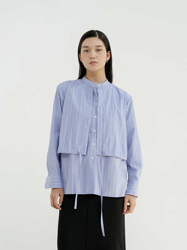 Stripe Double Layered Shirt