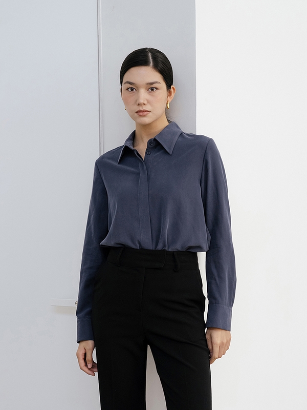 Navy Essential Blouse