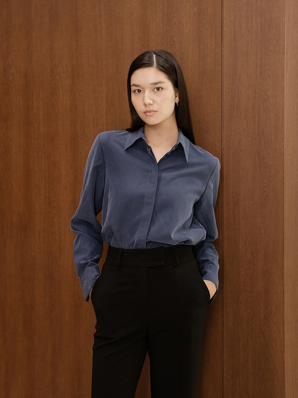 Navy Essential Blouse