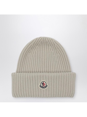 몽클레르 FW24 Moncler Beige wool and cashmere bonnet 3B000-66M1127 Beige