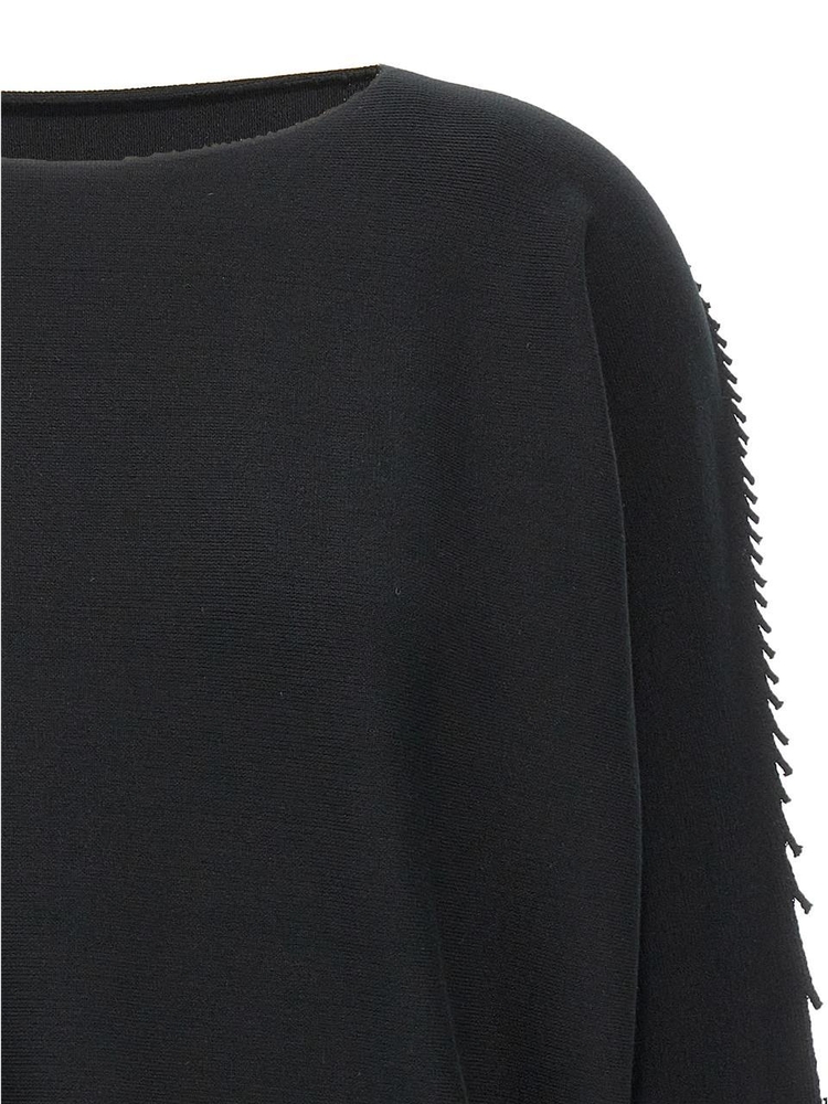 이세이미야케 FW24 Campagne sweater IM48KK36115 Black  