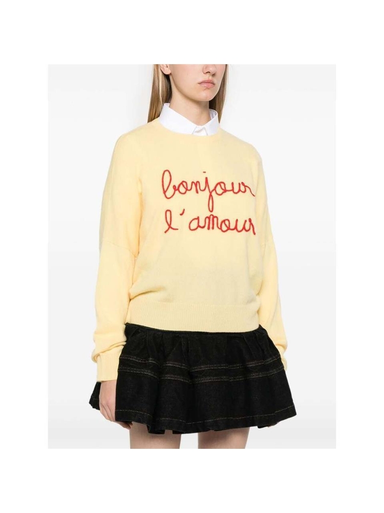 메종라비쉬 FW24 Sweater Maison Labiche UWBUZELINBJR  YELLO One Color