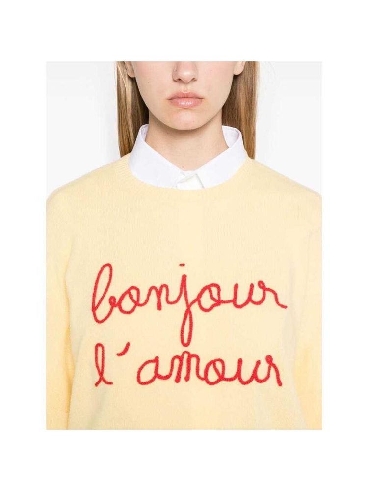 메종라비쉬 FW24 Sweater Maison Labiche UWBUZELINBJR  YELLO One Color