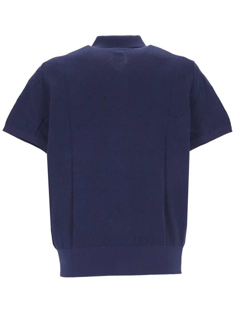 벨루티 FW24 BERLUTI T-shirts and Polos Raw indigo blue R26KPS60-00120N Raw indigo blue