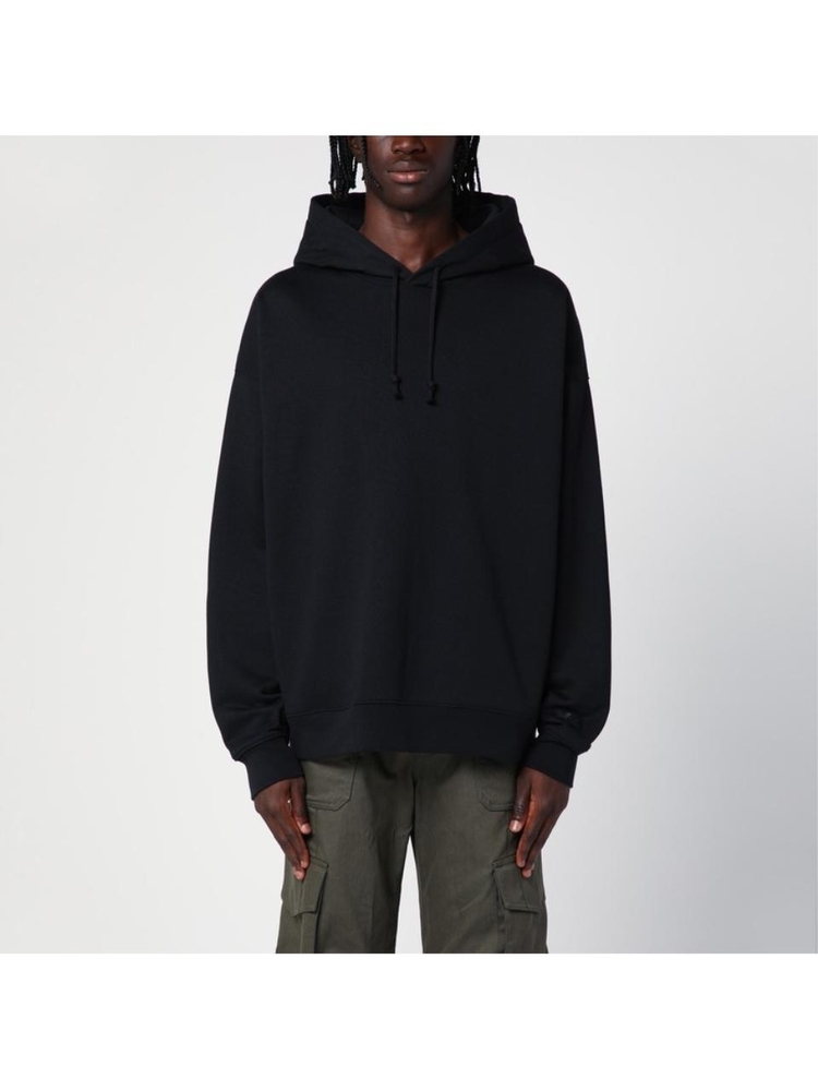 와이쓰리 FW24 adidas Y-3 Black hoodie with graphic print IX0403CO Black