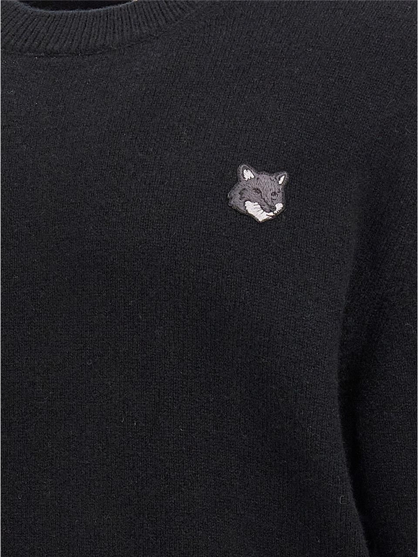 메종키츠네 FW24 Bold Fox Head sweater NM00805KT1006P199 Black  