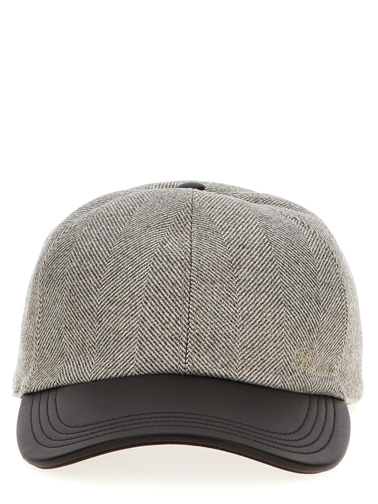 벨루티 FW24 Chevron cap T27CA41005P81 Gray