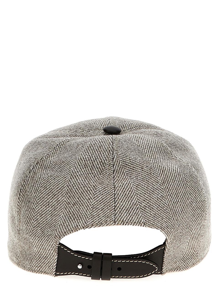 벨루티 FW24 Chevron cap T27CA41005P81 Gray