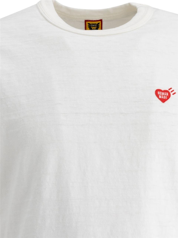 휴먼 메이드 FW24 Heart t-shirt HM28CS030WHITE White