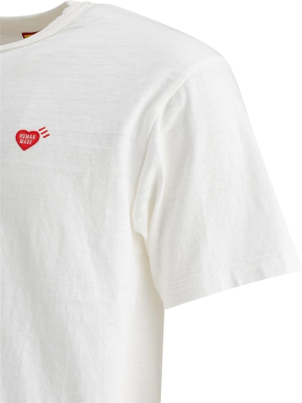 휴먼 메이드 FW24 Heart t-shirt HM28CS030WHITE White