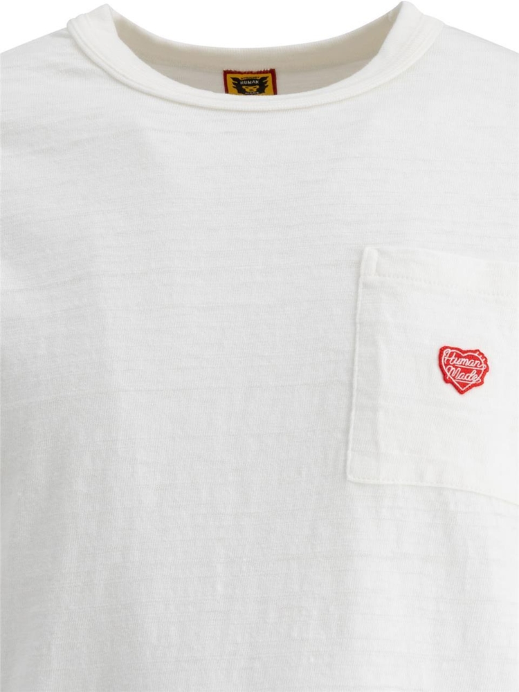 휴먼 메이드 FW24 Pocket t-shirt HM28CS031WHITE White