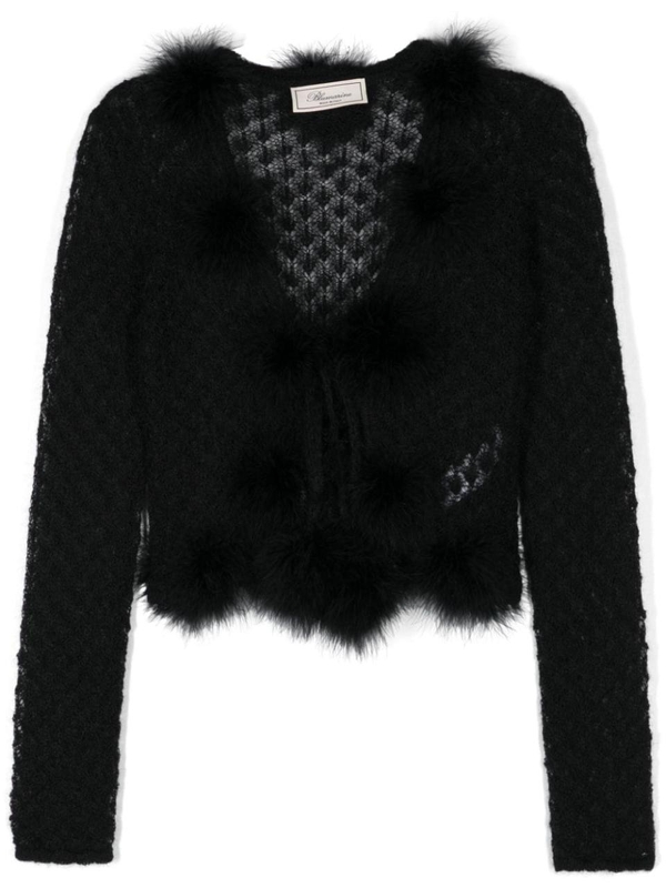 블루마린 FW24 Blumarine Sweaters Black 4M069AN0990 Black