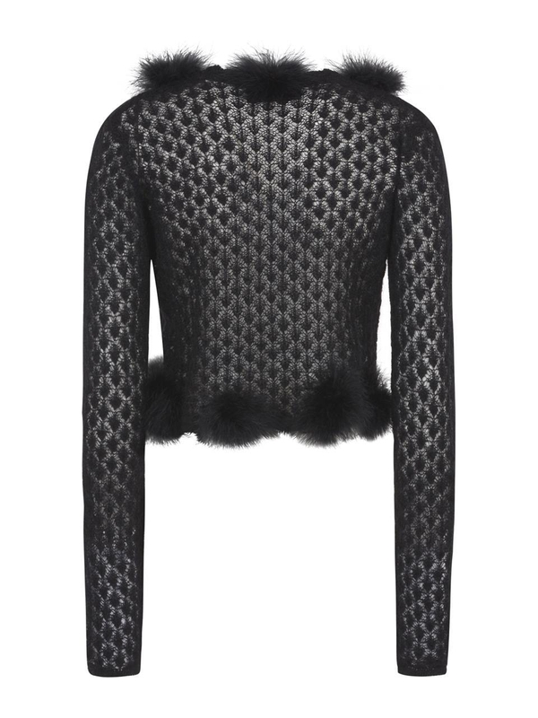 블루마린 FW24 Blumarine Sweaters Black 4M069AN0990 Black