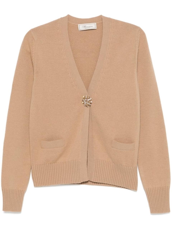 블루마린 FW24 Blumarine Sweaters 4M123AN0820 CAMEL BEIGE