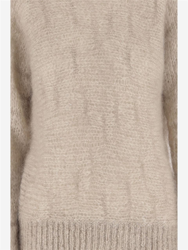 블루마린 FW24 Blumarine Sweaters 4M070AN0806 TAPIOCA BEIGE