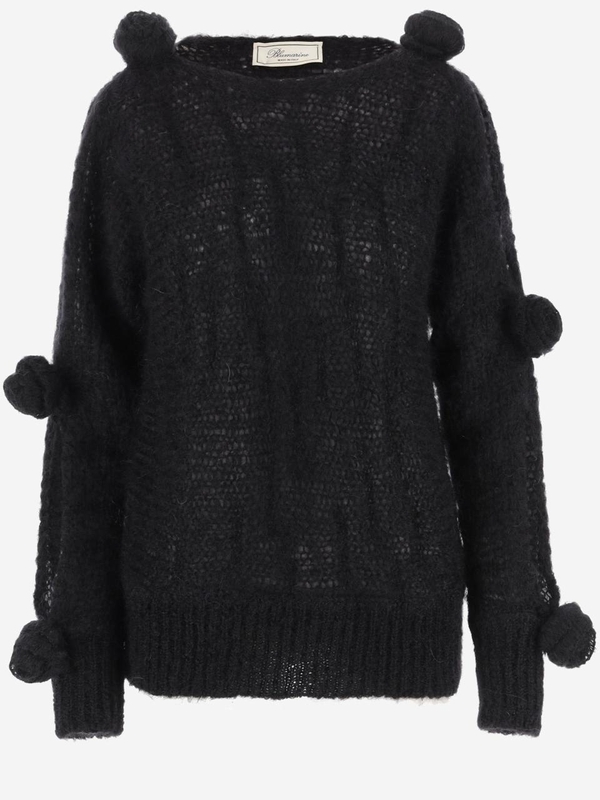 블루마린 FW24 Blumarine Sweaters Black 4M070AN0990 Black