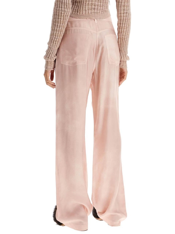 아크네 스튜디오 FW24 denim effect trousers AK0837 PALE PINK