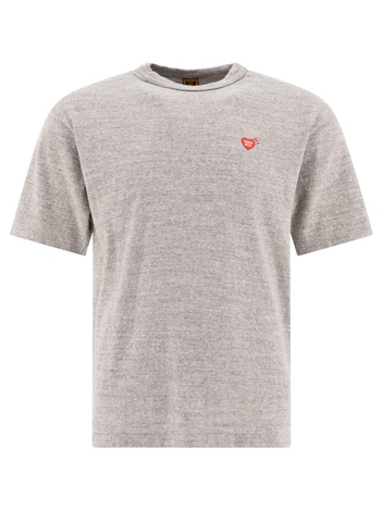 휴먼 메이드 FW24 Heart t-shirt HM28CS030GRAY Grey