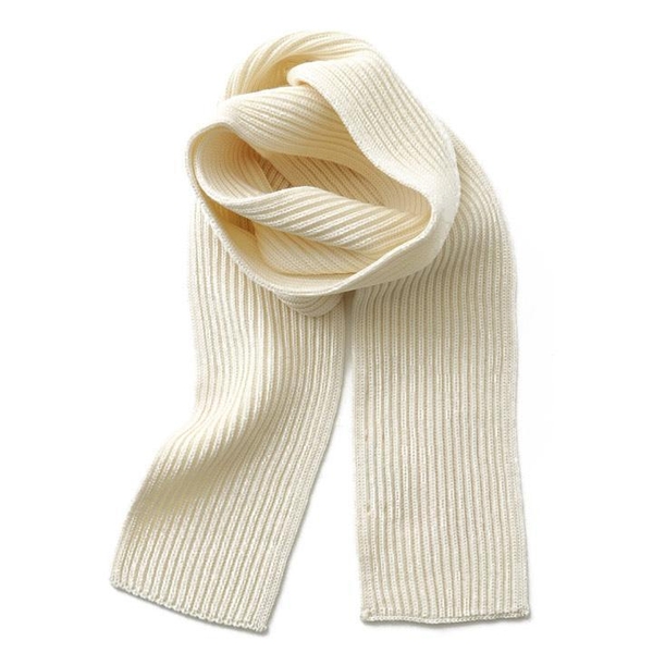 24FW 안데르센 안데르센 골지 울 숏 머플러 오프 화이트 SHORT SCARF OFF WHITE