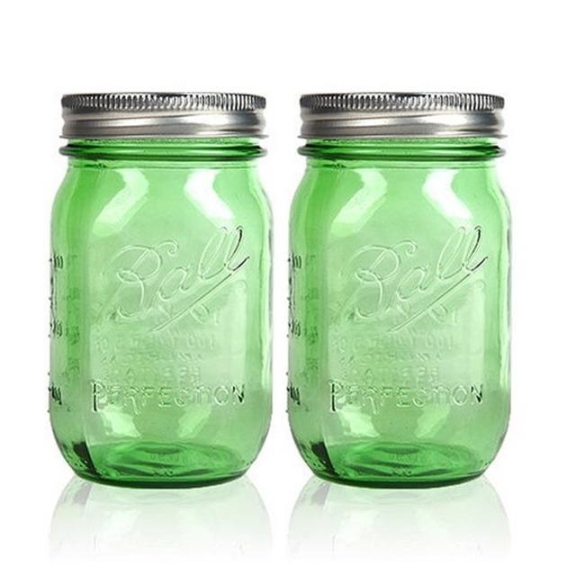 볼 메이슨자 GREEN(16oz.473ml)1p