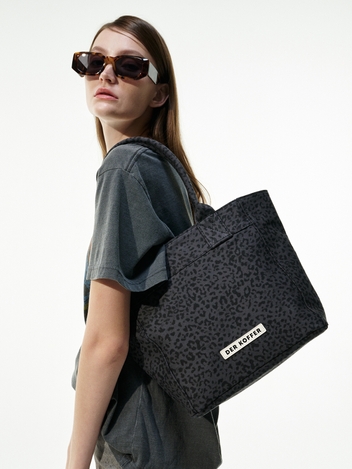 SHOPPER LEOPARD [CHARCOAL]_MD