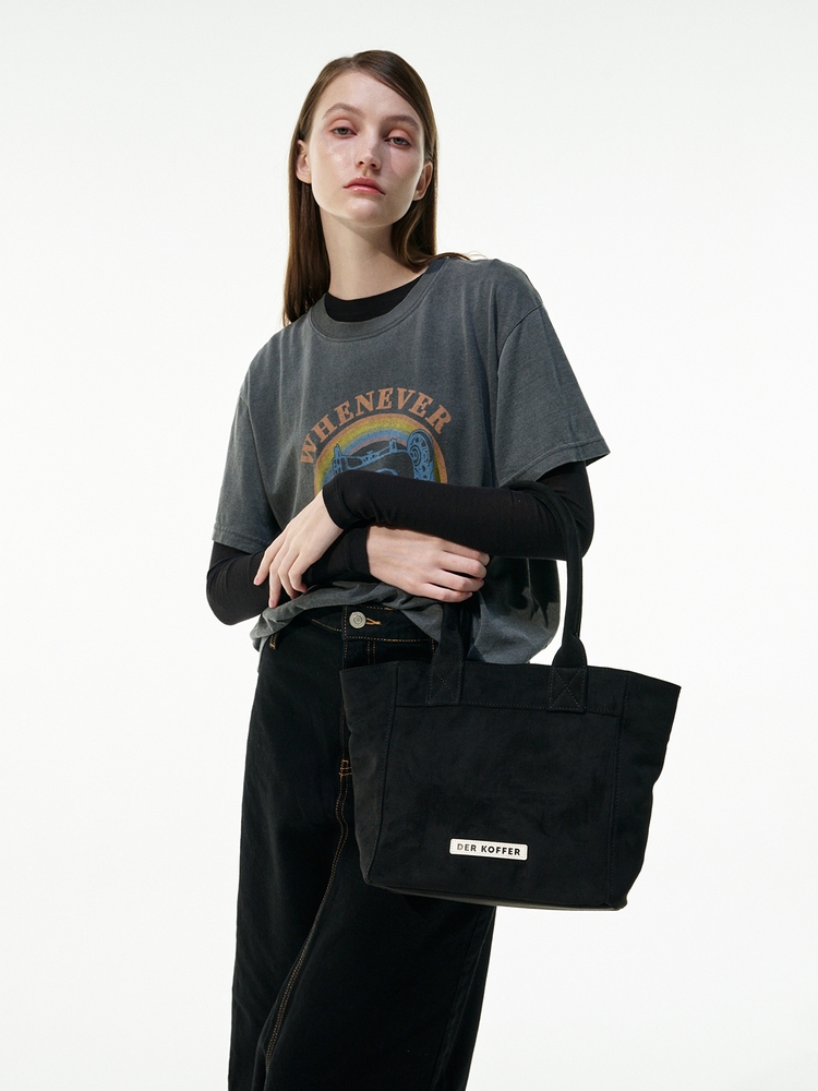 SHOPPER SUEDE [BLACK]_MD