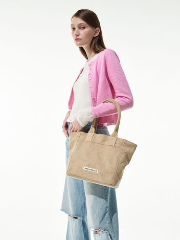 SHOPPER SUEDE [BEIGE]_MD