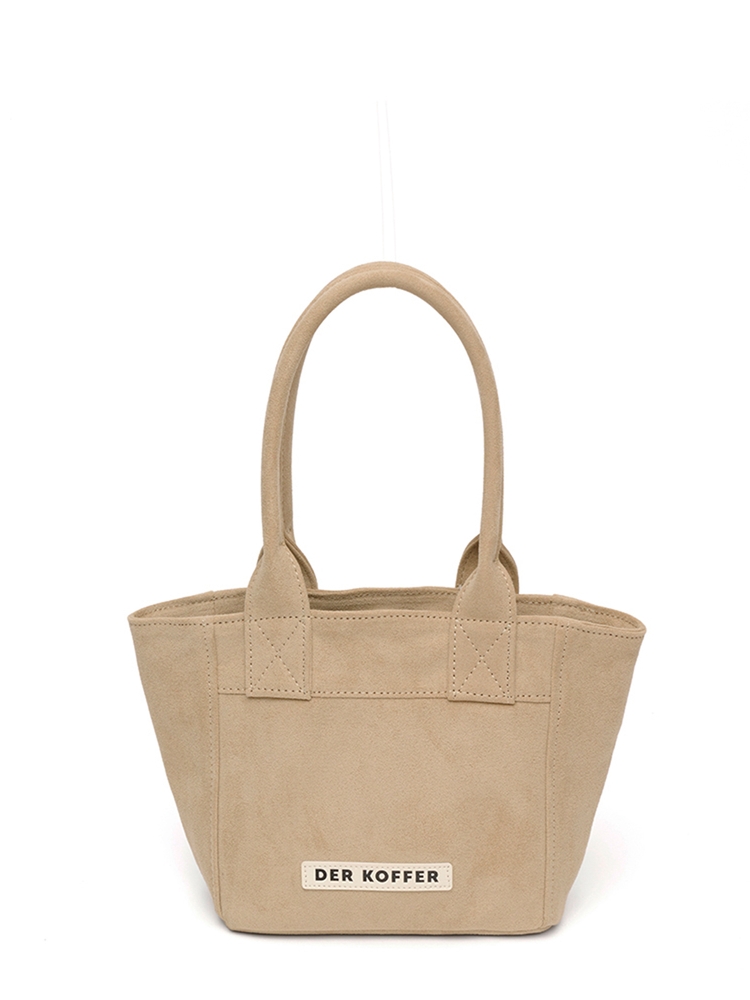 SHOPPER SUEDE [BEIGE]_MINI