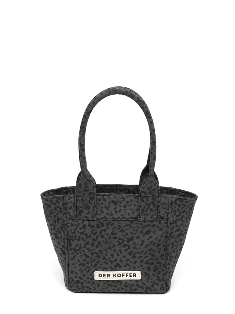 SHOPPER LEOPARD [CHARCOAL]_MINI