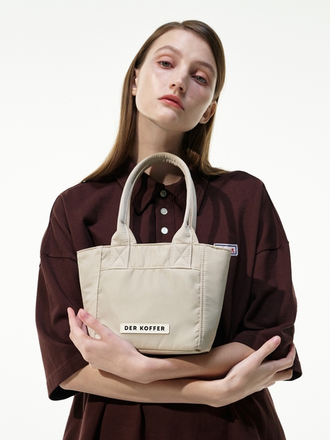 SHOPPER NYLON [BEIGE]_MINI