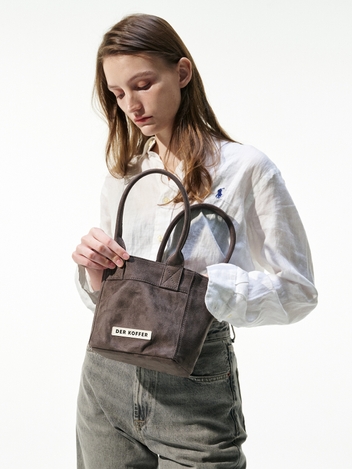 SHOPPER SUEDE [CHARCOAL]_MINI