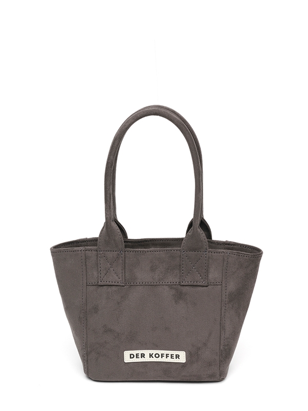 SHOPPER SUEDE [CHARCOAL]_MINI