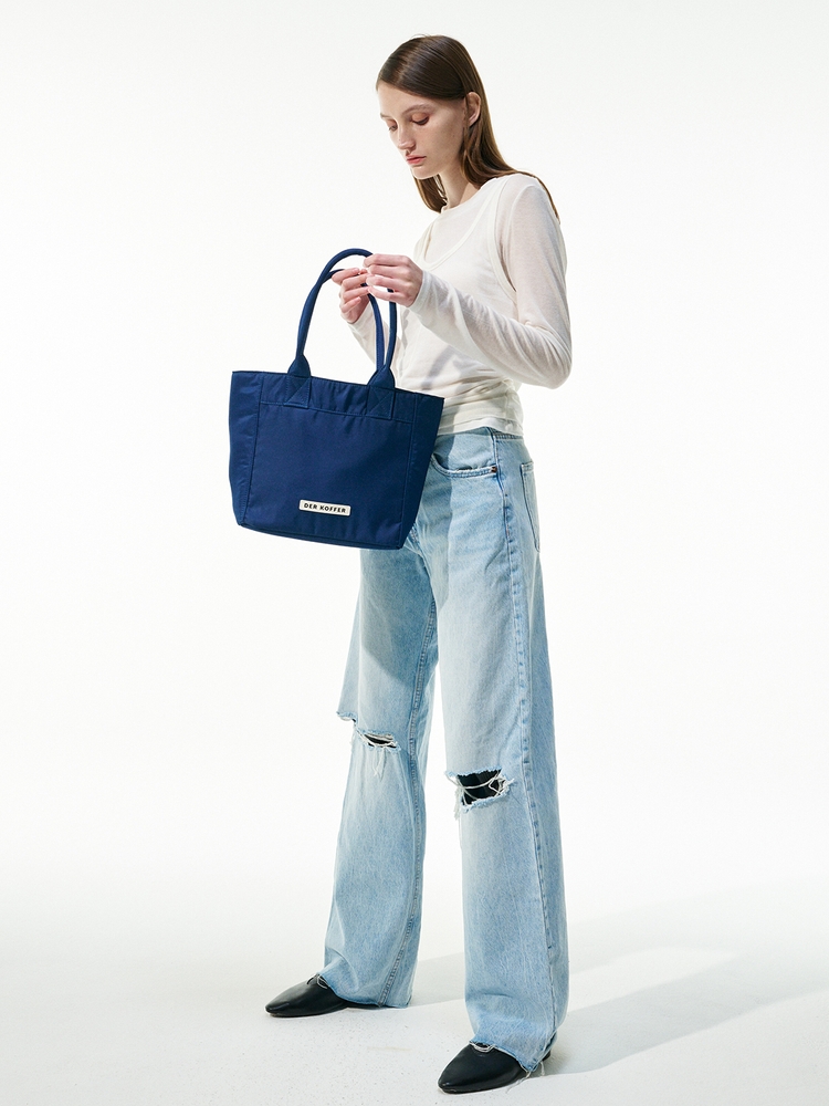 SHOPPER NYLON [NAVY]_MD