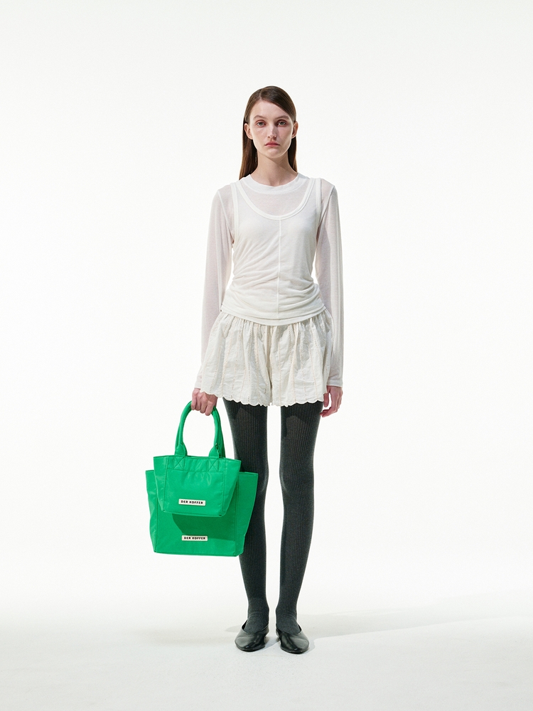 SHOPPER NYLON [GREEN]_MINI