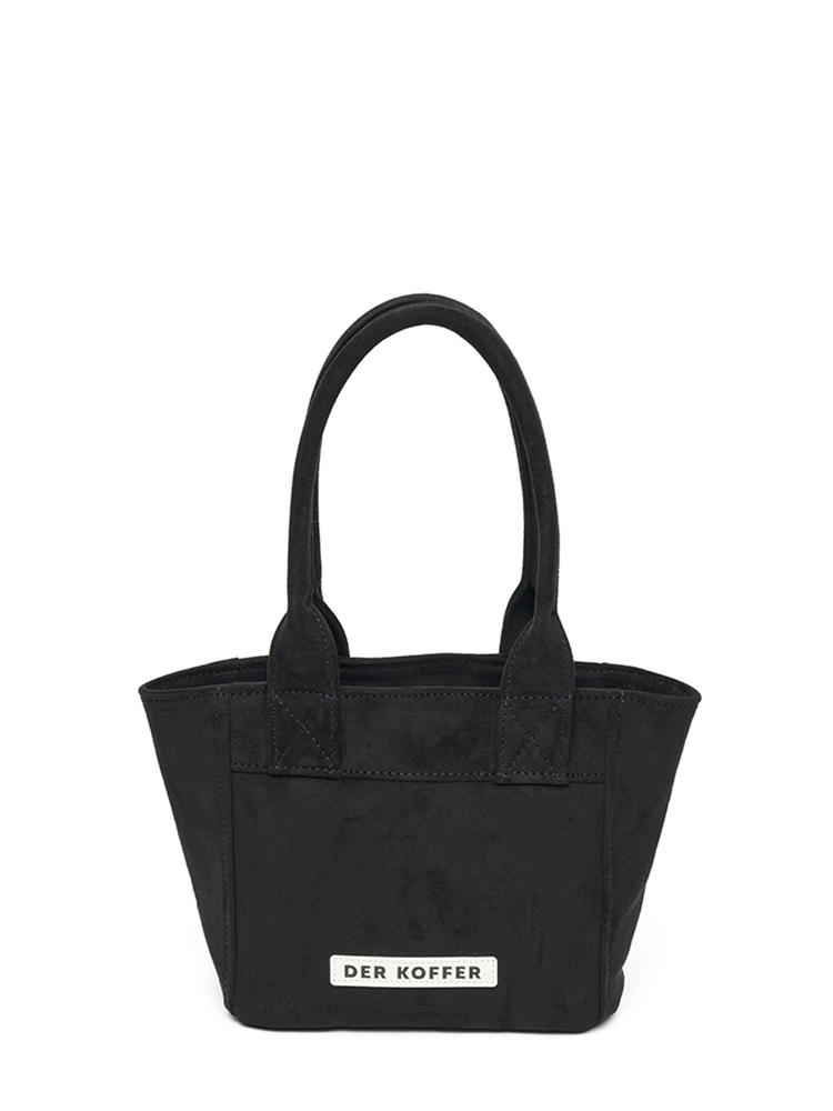 SHOPPER SUEDE [BLACK]_MINI