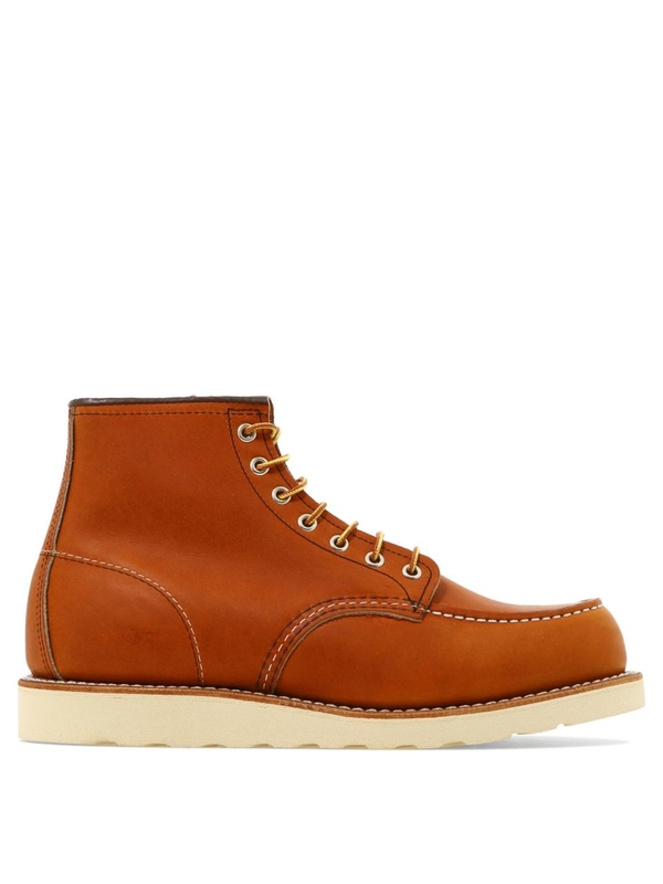 레드윙 FW24 Classic Moc ankle boots 00875D Brown