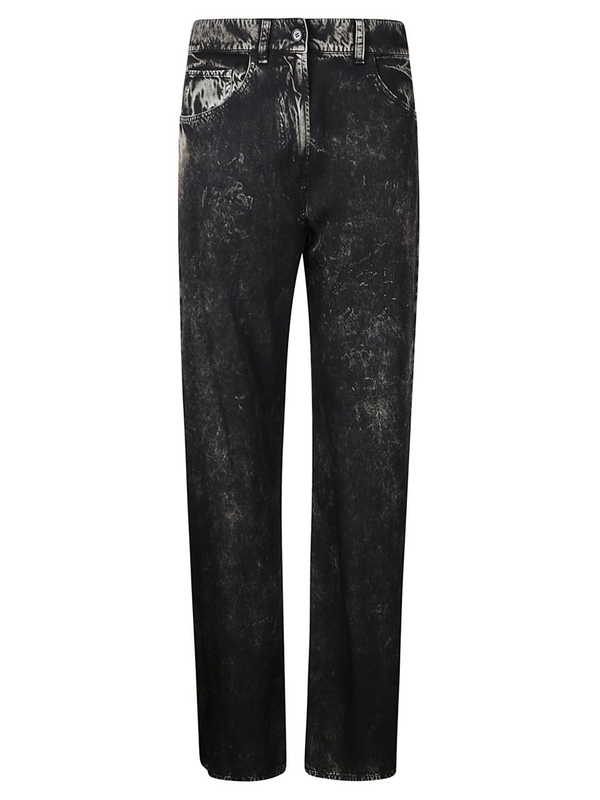 아크네 스튜디오 FW24 ACNE STUDIOS TROUSERS AK0840 BBJ BLACK/BEIGE