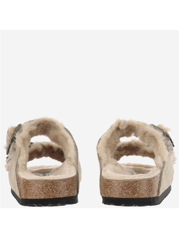 버켄스탁 FW24 Birkenstock Sandals 1028293TAUPE Arizona Shearling taupe