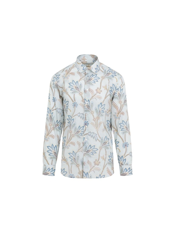 에트로 FW24 Etro Roma Shirt MRIB0001.99SA5A8 Blue